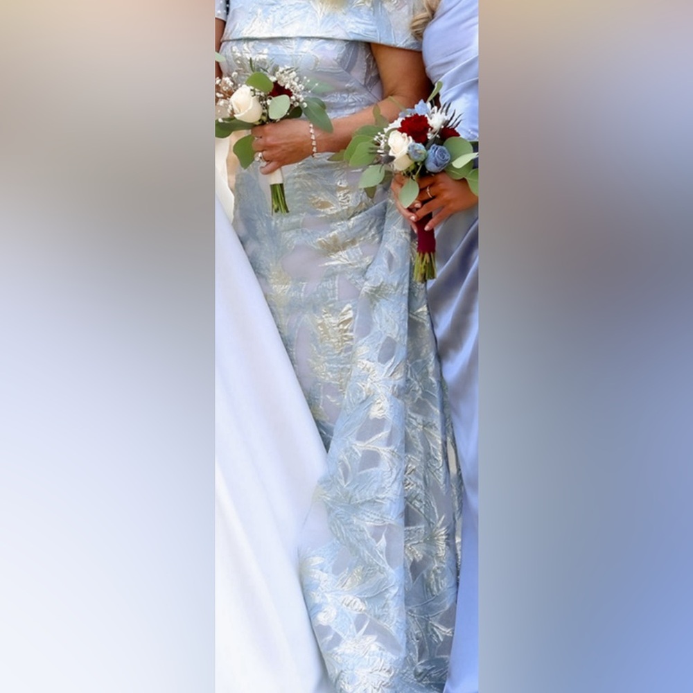 Nicole Bakti Light Blue Dress-Stunning! Mother of the Bride or Groom - Picture 2 of 7